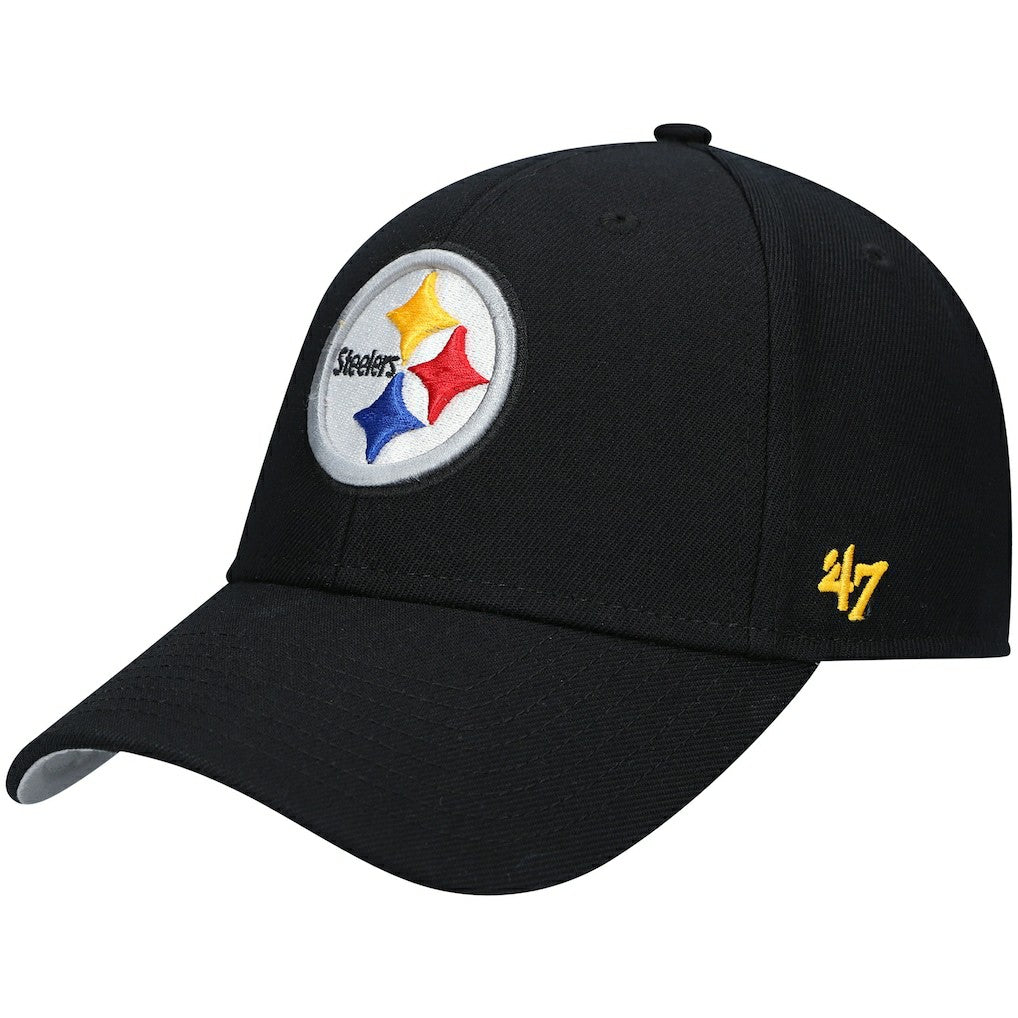 Pittsburgh Steelers '47 MVP Adjustable Hat - Black Hats