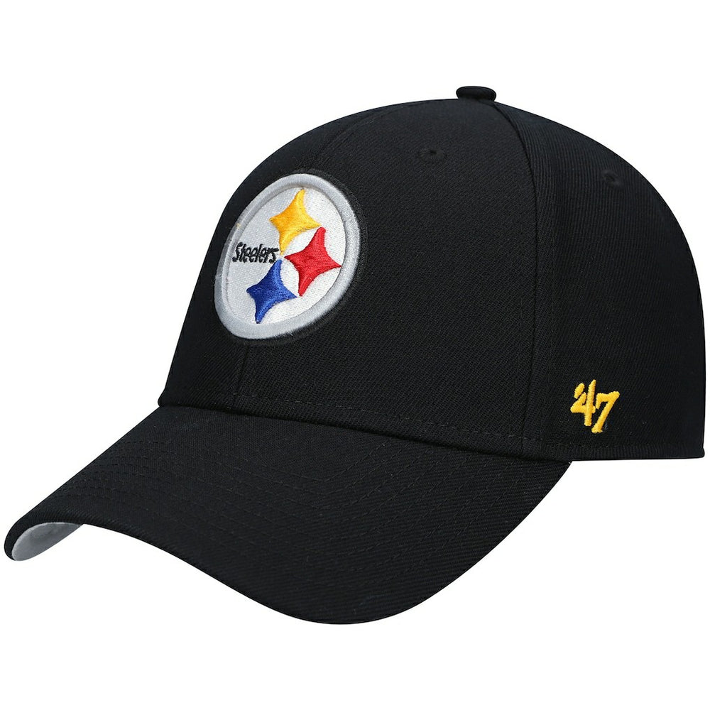 Pittsburgh Steelers '47 MVP Adjustable Hat - Black Hats