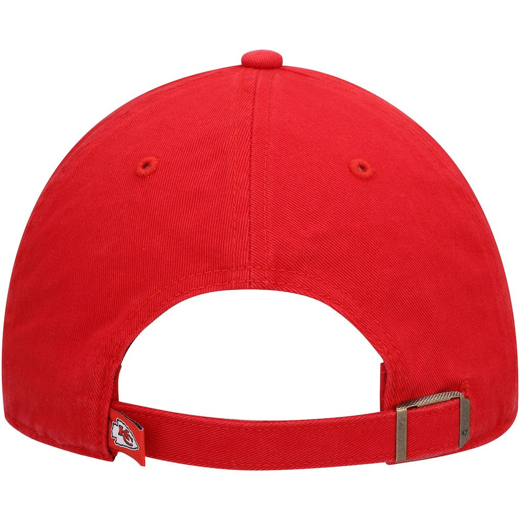 Kansas City Chiefs '47 Clean Up Script Adjustable Hat - Red Hats