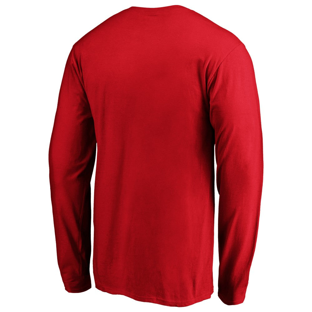 Cincinnati Reds Cooperstown Collection Huntington Logo Long Sleeve T-Shirt - Red T-shirts