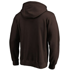 San Diego Padres Cooperstown Collection Huntington Logo Fitted Pullover Hoodie - Brown Hoodies