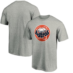 Houston Astros Cooperstown Collection Huntington Logo T-Shirt - Heathered Gray T-shirts