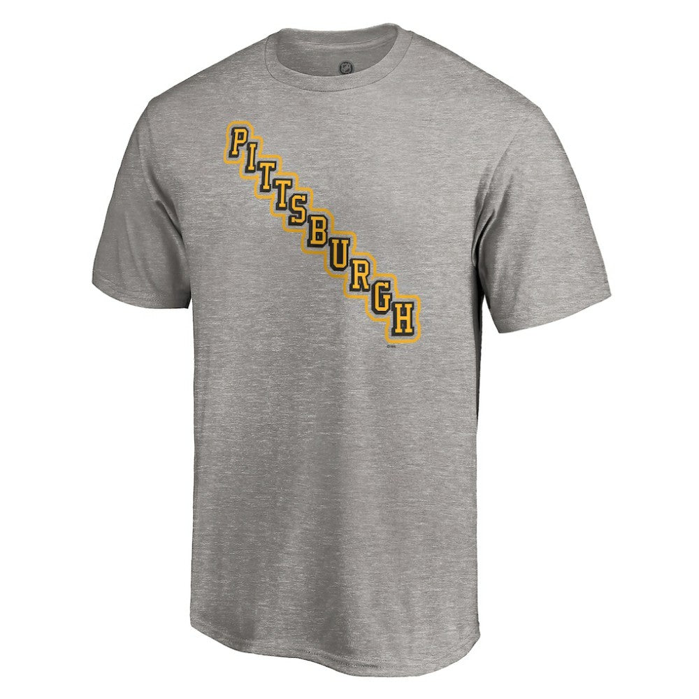 Pittsburgh Penguins Special Edition Secondary Logo T-Shirt - Heather Gray | US 4153920