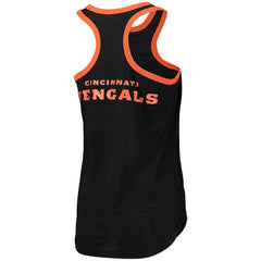Cincinnati Bengals G-III 4Her by Carl Banks Women's Tater Burnout Tank Top - Black Tops