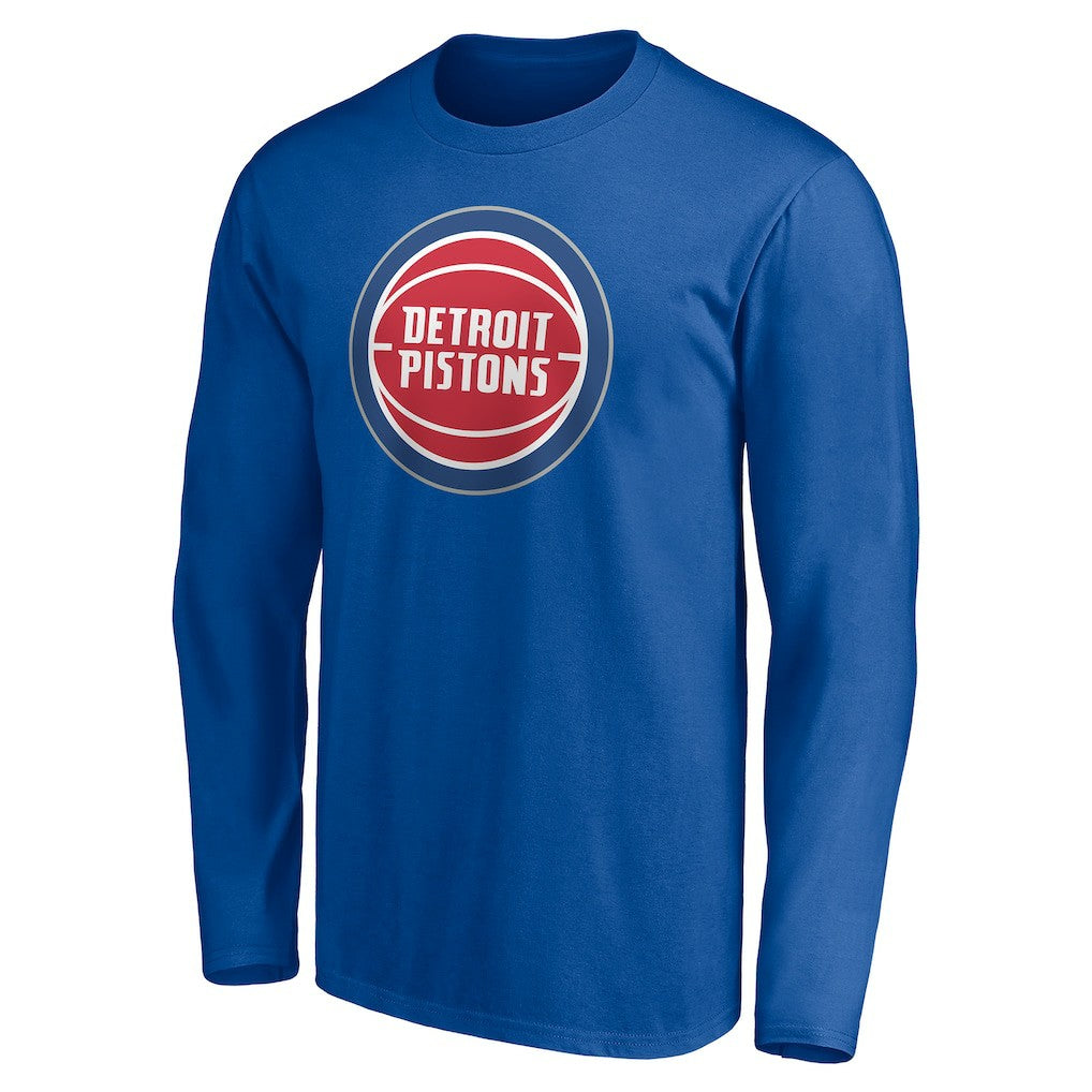Detroit Pistons Playmaker Personalized Name & Number Long Sleeve T-Shirt Blue outlet