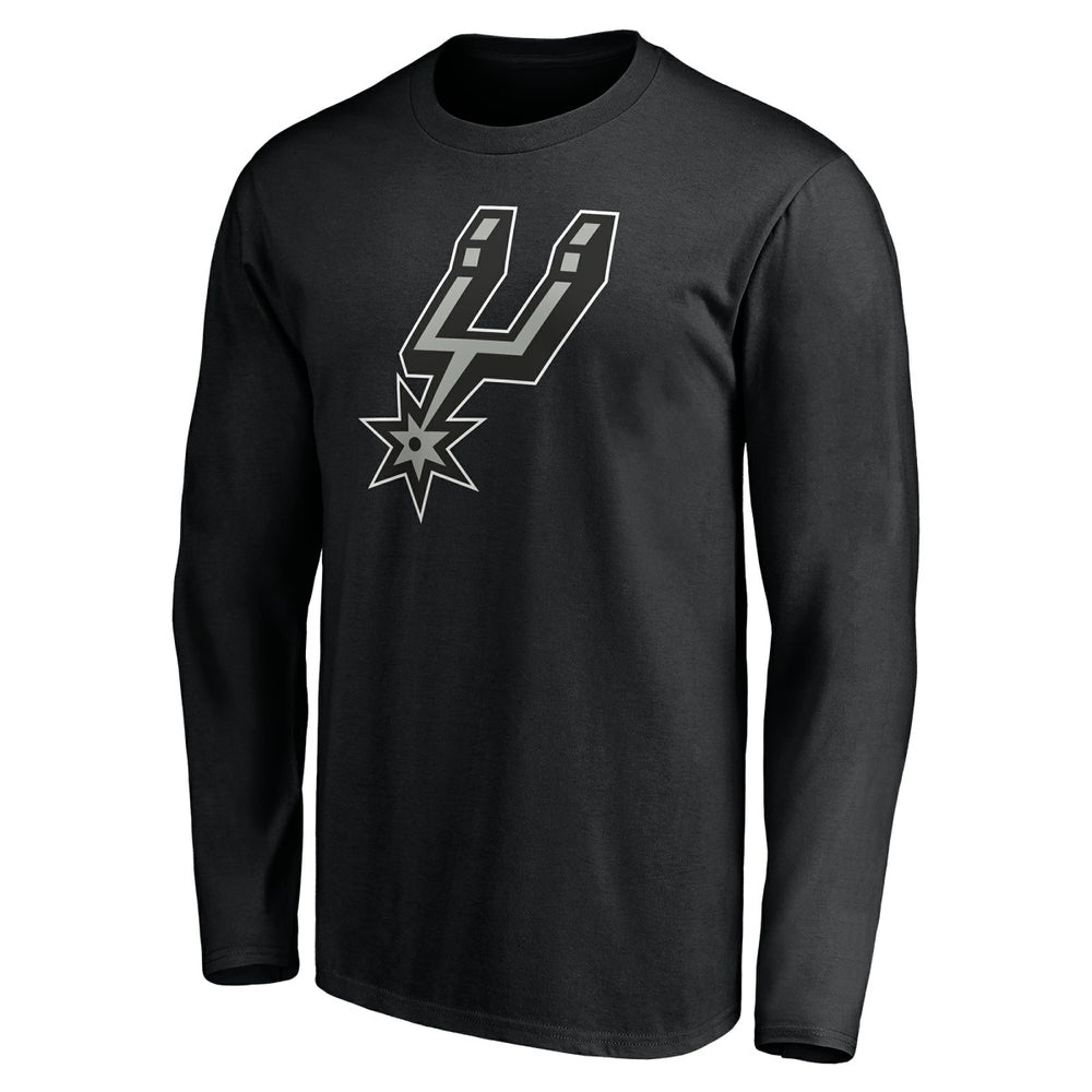 San Antonio Spurs Playmaker Personalized Name & Number Long Sleeve T-Shirt Black