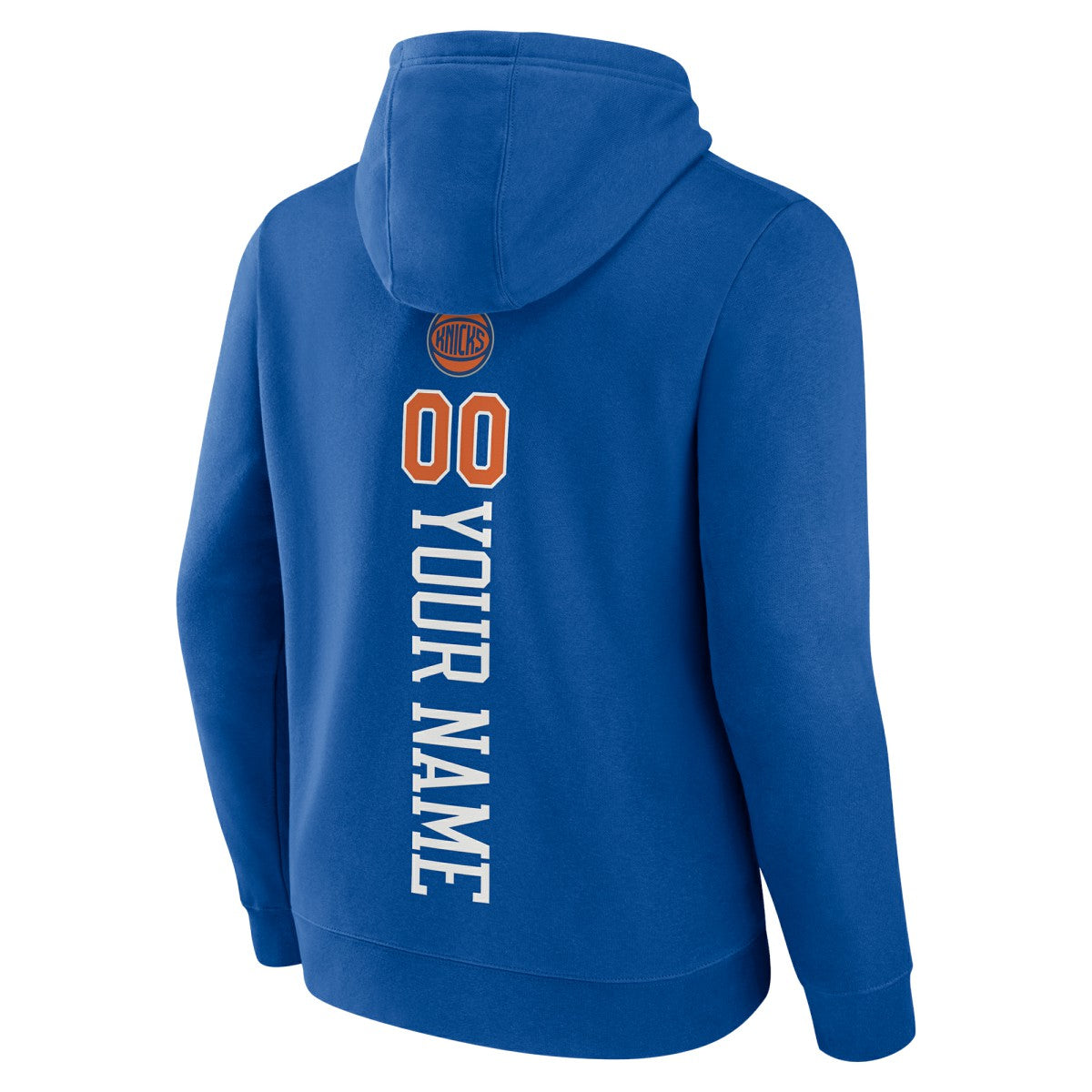 New York Knicks Playmaker Personalized Name & Number Pullover Hoodie Blue