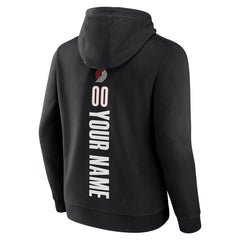 Portland Trail Blazers Playmaker Personalized Name & Number Pullover Hoodie Black