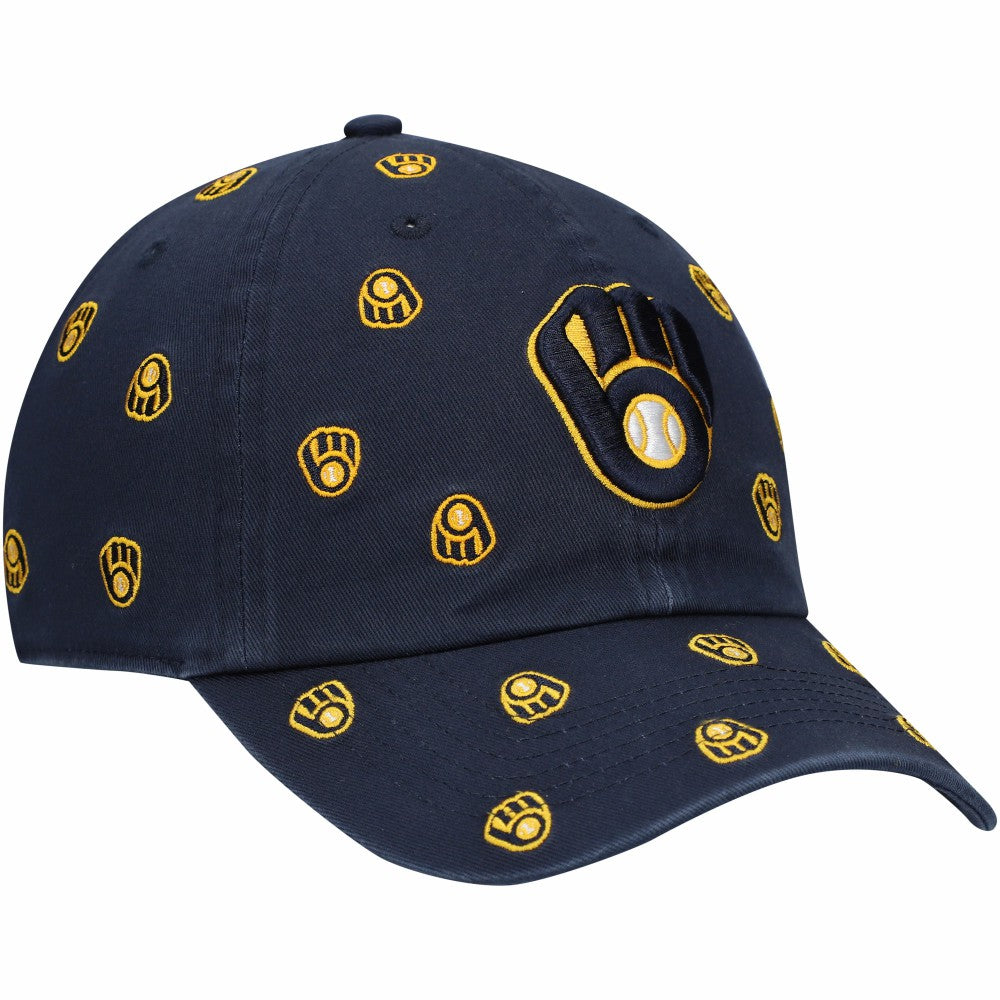 Milwaukee Brewers '47 Women's Confetti Clean Up Adjustable Hat - Navy Hats