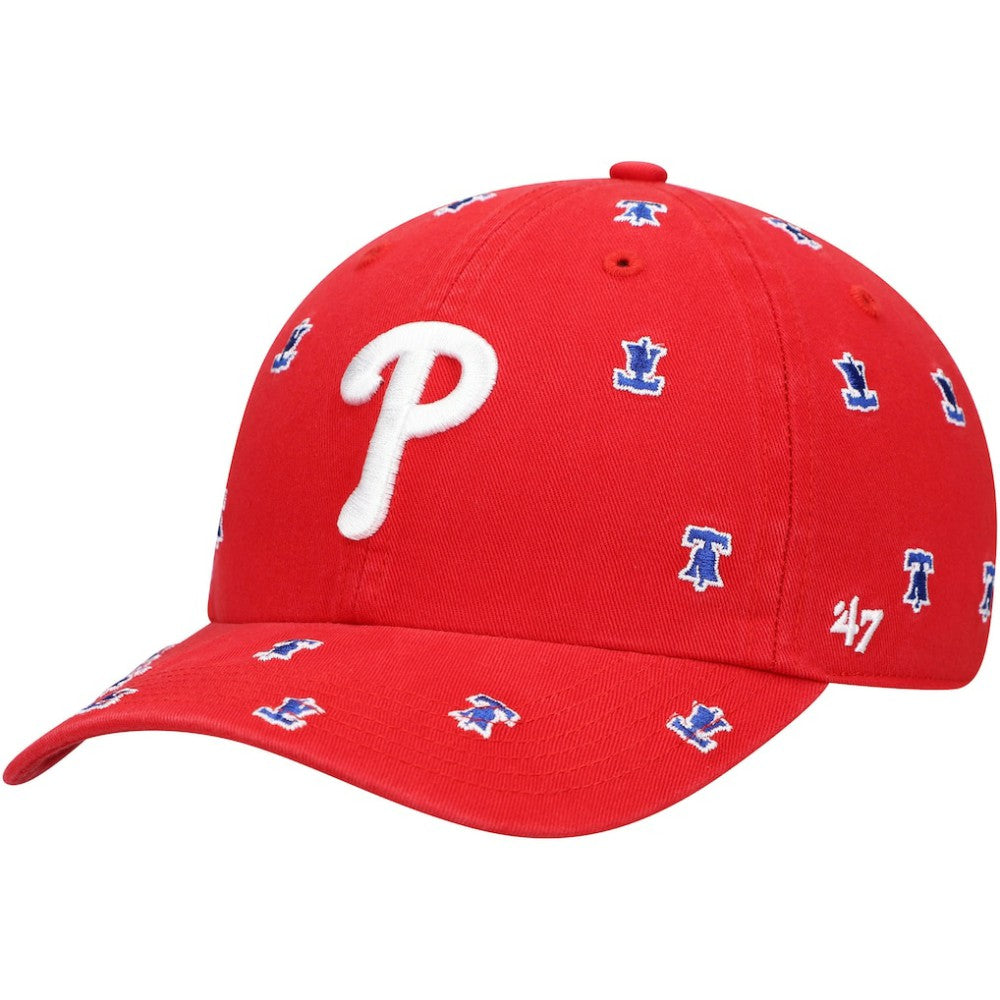 Philadelphia Phillies '47 Women's Confetti Clean Up Adjustable Hat - Red Hats