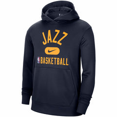Utah Jazz 2021-2022 Spotlight On Court Performance Practice Pullover Hoodie Navy - Nike