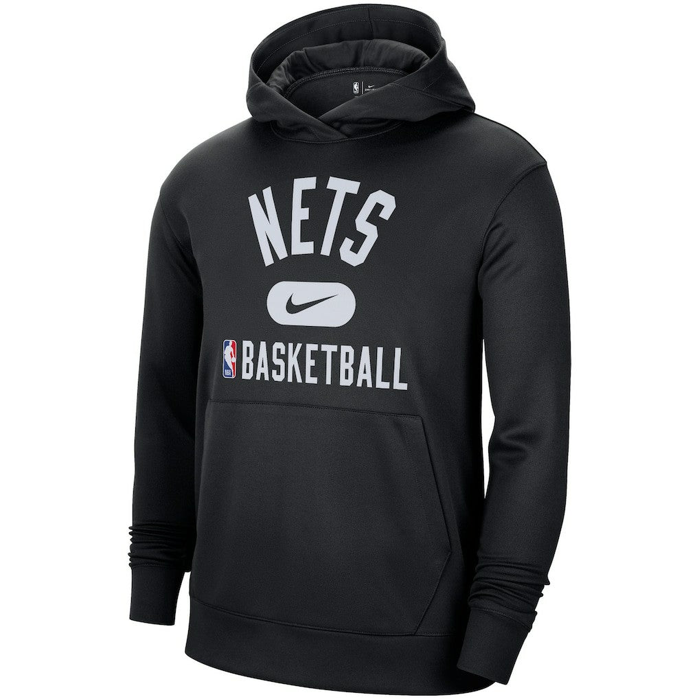 Brooklyn Nets 2021-2022 Spotlight On Court Performance Practice Pullover Hoodie Black - Nike