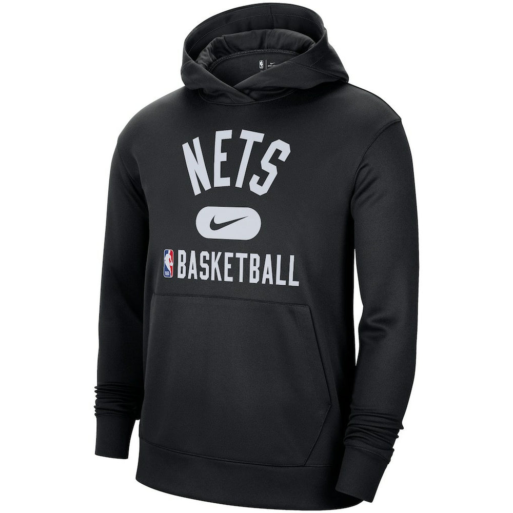 Brooklyn Nets 2021-2022 Spotlight On Court Performance Practice Pullover Hoodie Black - Nike