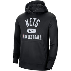 Brooklyn Nets 2021-2022 Spotlight On Court Performance Practice Pullover Hoodie Black - Nike
