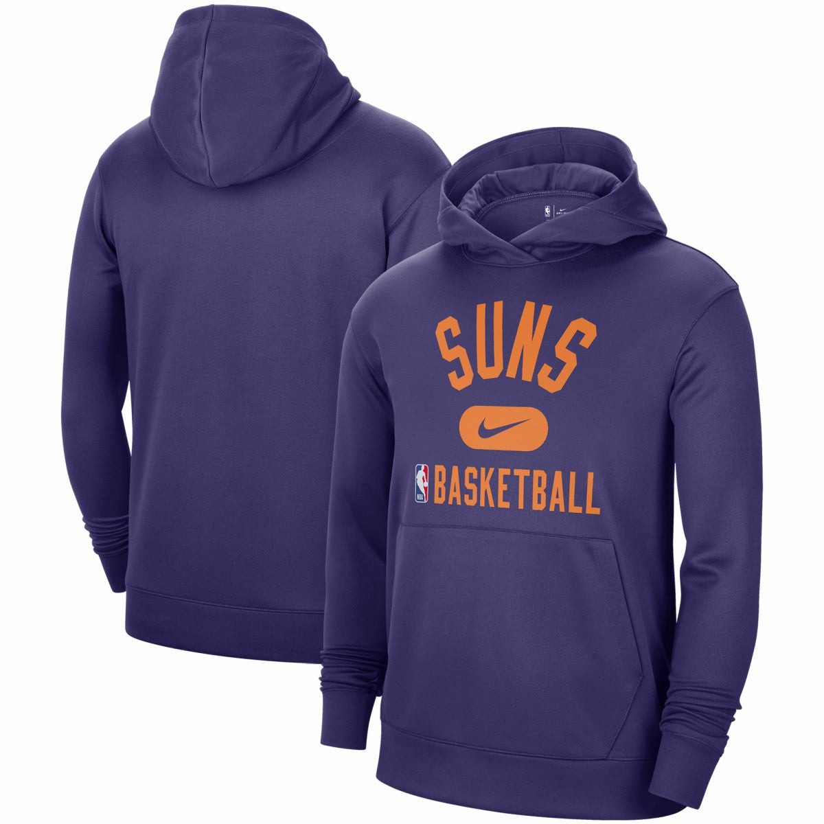 Phoenix Suns 2021-2022 Spotlight On Court Performance Practice Pullover Hoodie Purple - Nike
