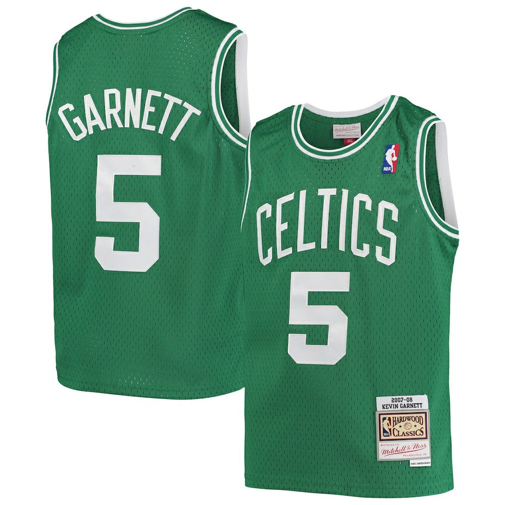 Kevin Garnett Boston Celtics Youth 2007/08 Hardwood Classics Swingman Jersey Kelly Green - Mitchell & Ness