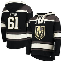 Mark Stone Vegas Golden Knights '47 Player Name & Number Lacer Pullover Hoodie - Black | US 4165304