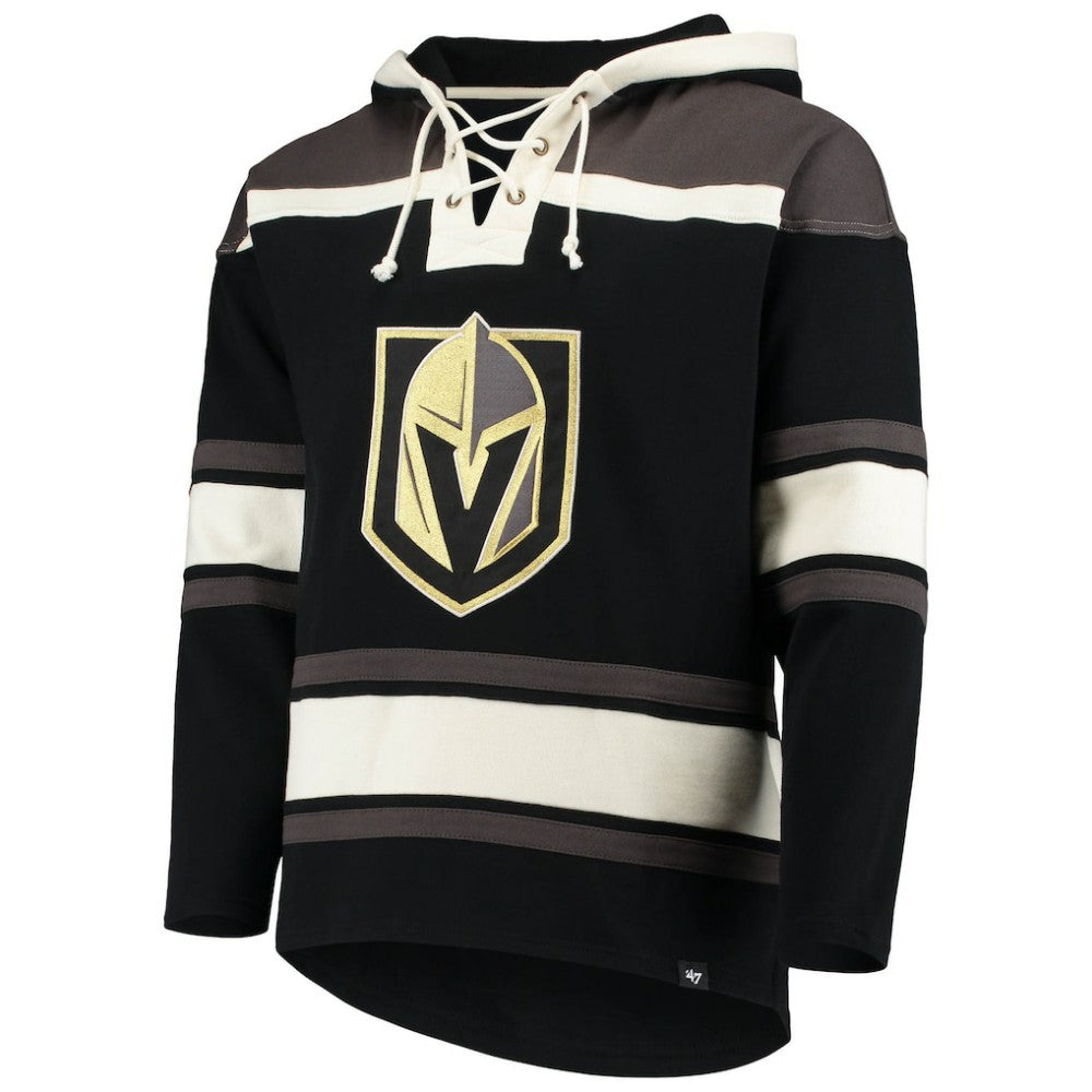 Mark Stone Vegas Golden Knights '47 Player Name & Number Lacer Pullover Hoodie - Black | US 4165304
