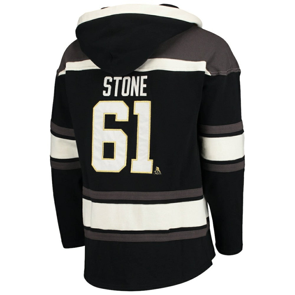 Mark Stone Vegas Golden Knights '47 Player Name & Number Lacer Pullover Hoodie - Black | US 4165304