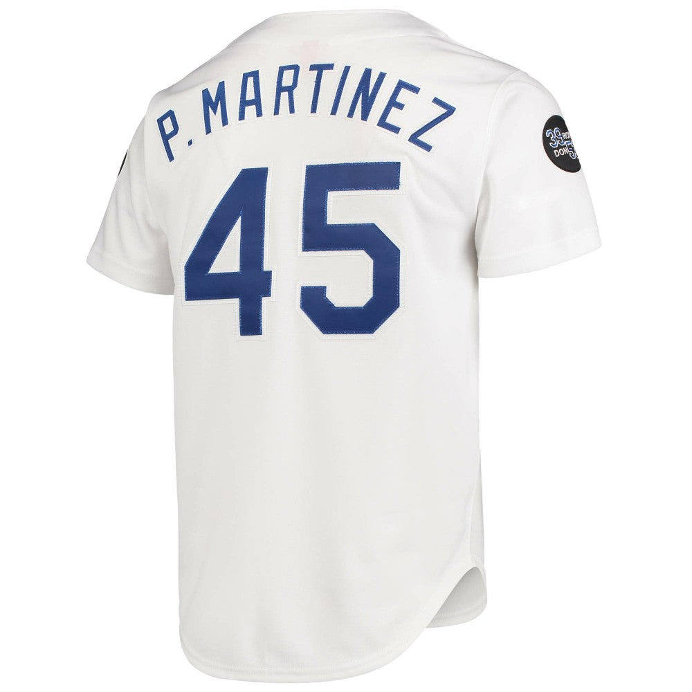 Pedro Martinez Los Angeles Dodgers Mitchell & Ness 1993 Cooperstown Collection Home Authentic Jersey - White Jerseys