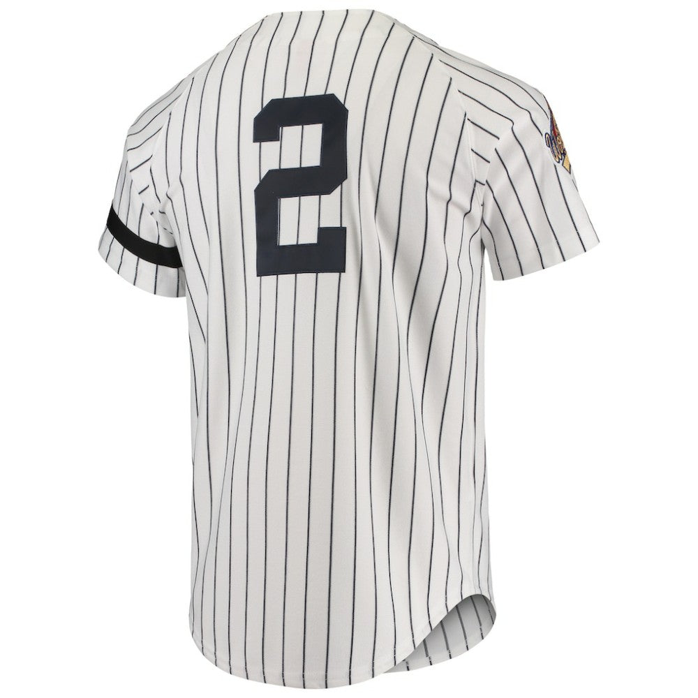 New York Yankees Mitchell & Ness Cooperstown Collection 1996 Authentic Home Jersey - White Jerseys