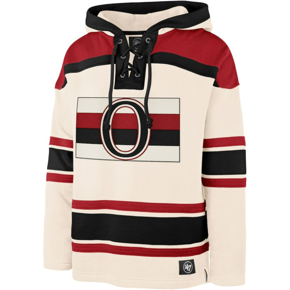 Ottawa Senators '47 Superior Lacer Hoodie - Cream | US 4171447