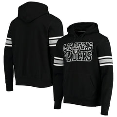 Las Vegas Raiders '47 Double Block Pullover Hoodie - Black Hoodies