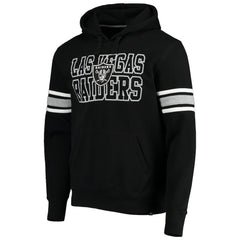 Las Vegas Raiders '47 Double Block Pullover Hoodie - Black Hoodies