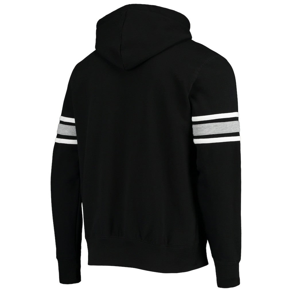 Las Vegas Raiders '47 Double Block Pullover Hoodie - Black Hoodies
