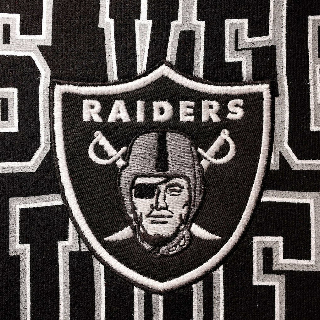 Las Vegas Raiders '47 Double Block Pullover Hoodie - Black Hoodies