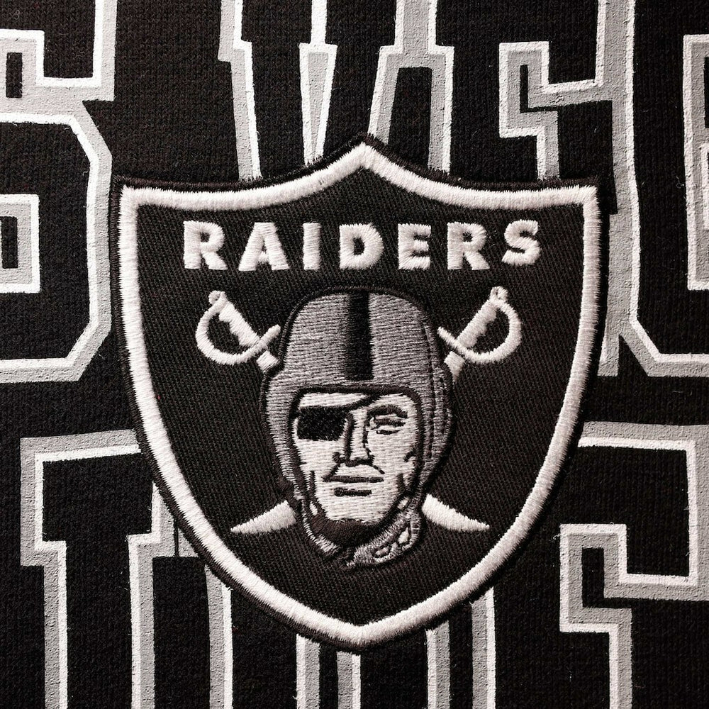 Las Vegas Raiders '47 Double Block Pullover Hoodie - Black Hoodies