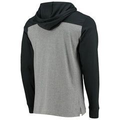 New Orleans Saints '47 Franklin Wooster Throwback Long Sleeve Hoodie T-Shirt - Heathered Gray Hoodies