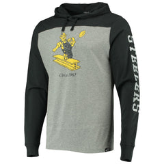 Pittsburgh Steelers '47 Franklin Wooster Throwback Long Sleeve Hoodie T-Shirt - Heathered Gray Hoodies