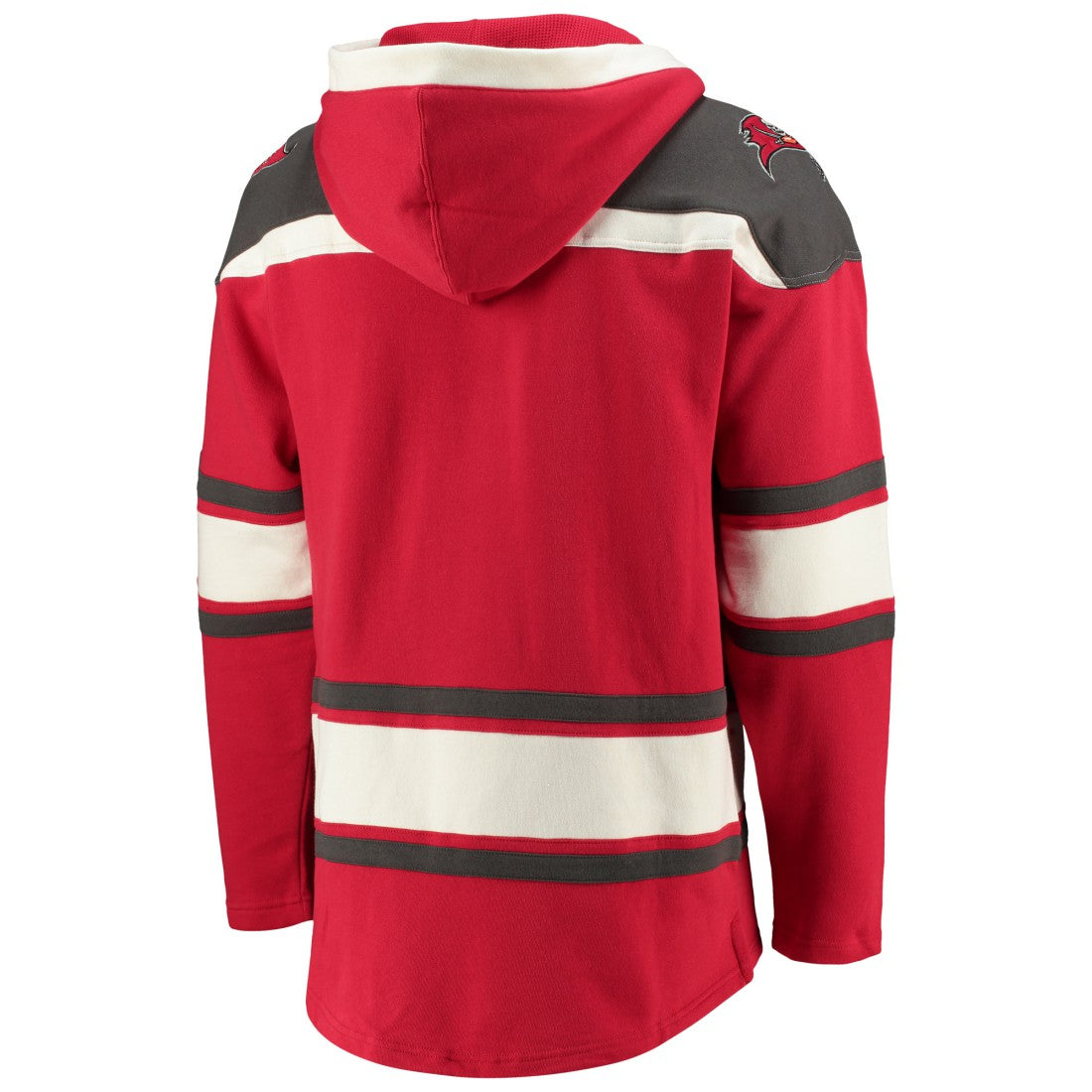 Tampa Bay Buccaneers '47 Lacer V-Neck Pullover Hoodie - Red Hoodies