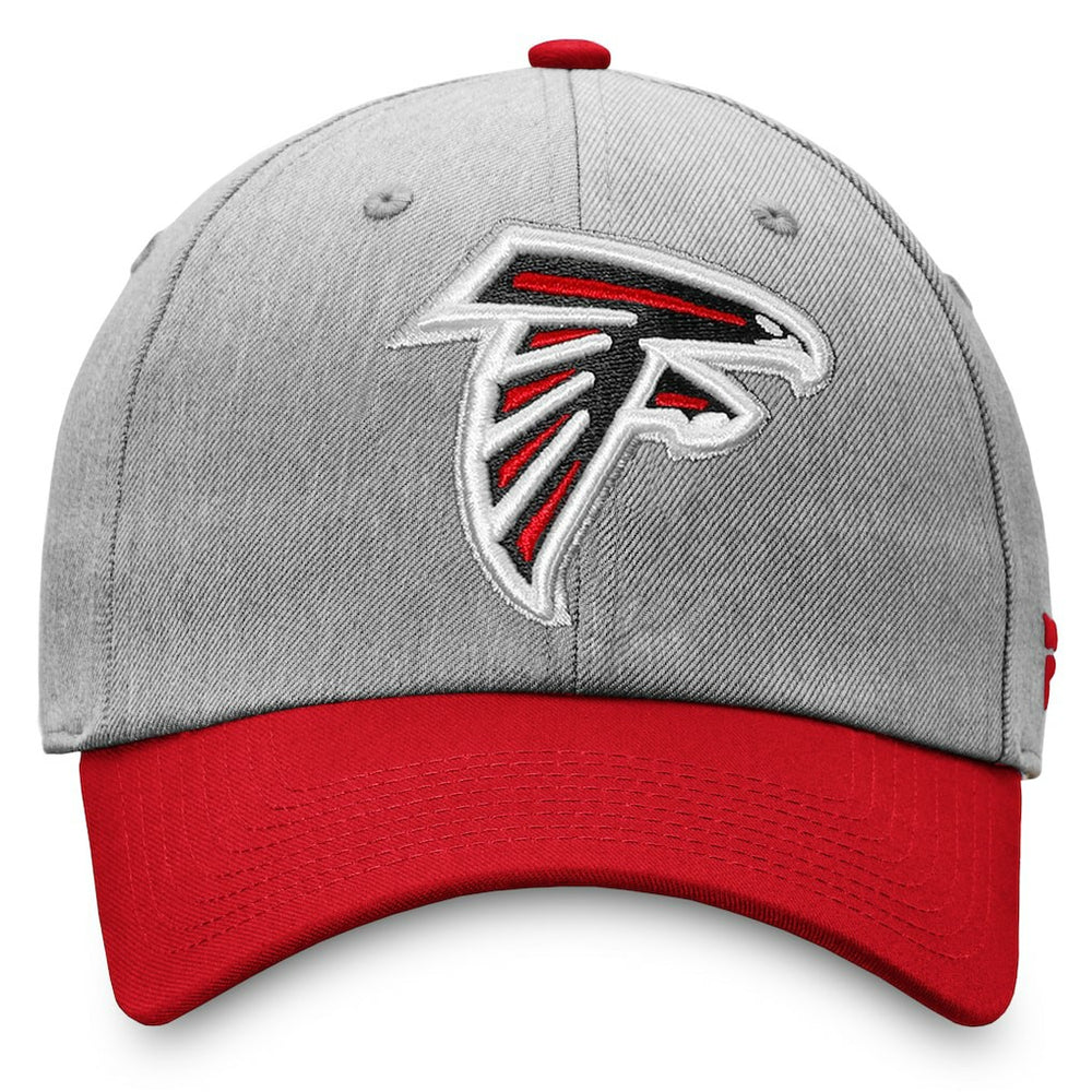 Atlanta Falcons Two-Tone Snapback Hat - Heathered Gray/Red Hats