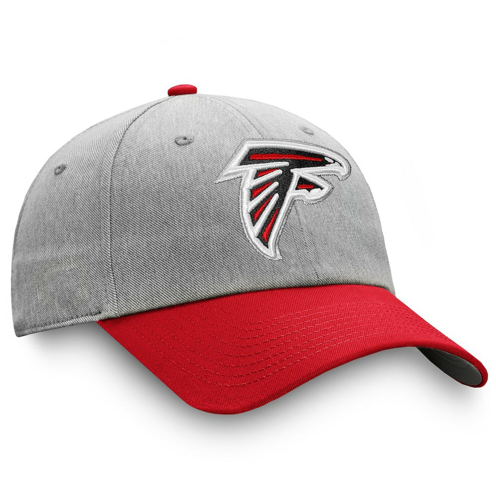 Atlanta Falcons Two-Tone Snapback Hat - Heathered Gray/Red Hats