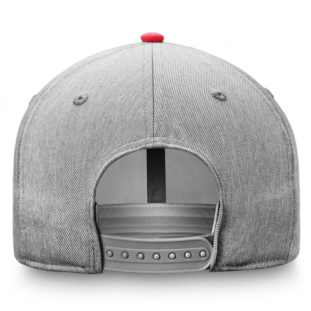Atlanta Falcons Two-Tone Snapback Hat - Heathered Gray/Red Hats