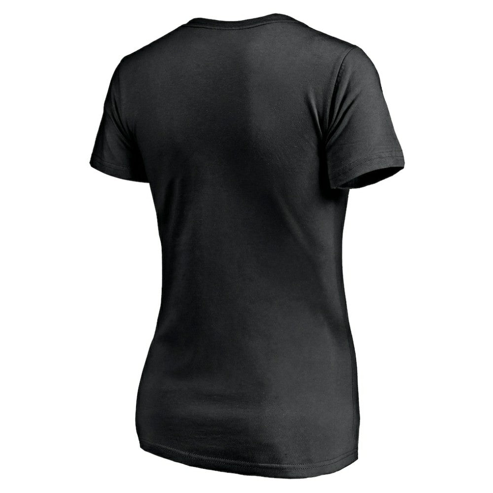Ottawa Senators Fanatics Women's Plus Size Mascot In Bounds V-Neck T-Shirt - Black | US 4179091