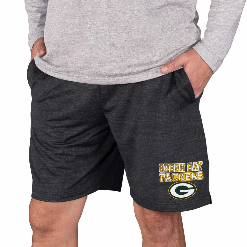 Green Bay Packers Concepts Sport Bullseye Knit Jam Shorts - Charcoal Shorts