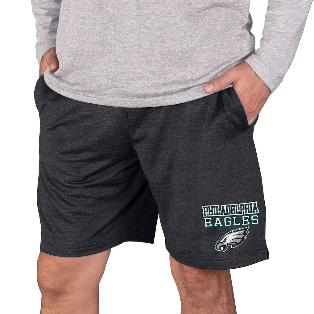 Philadelphia Eagles Concepts Sport Bullseye Knit Jam Shorts - Charcoal Shorts