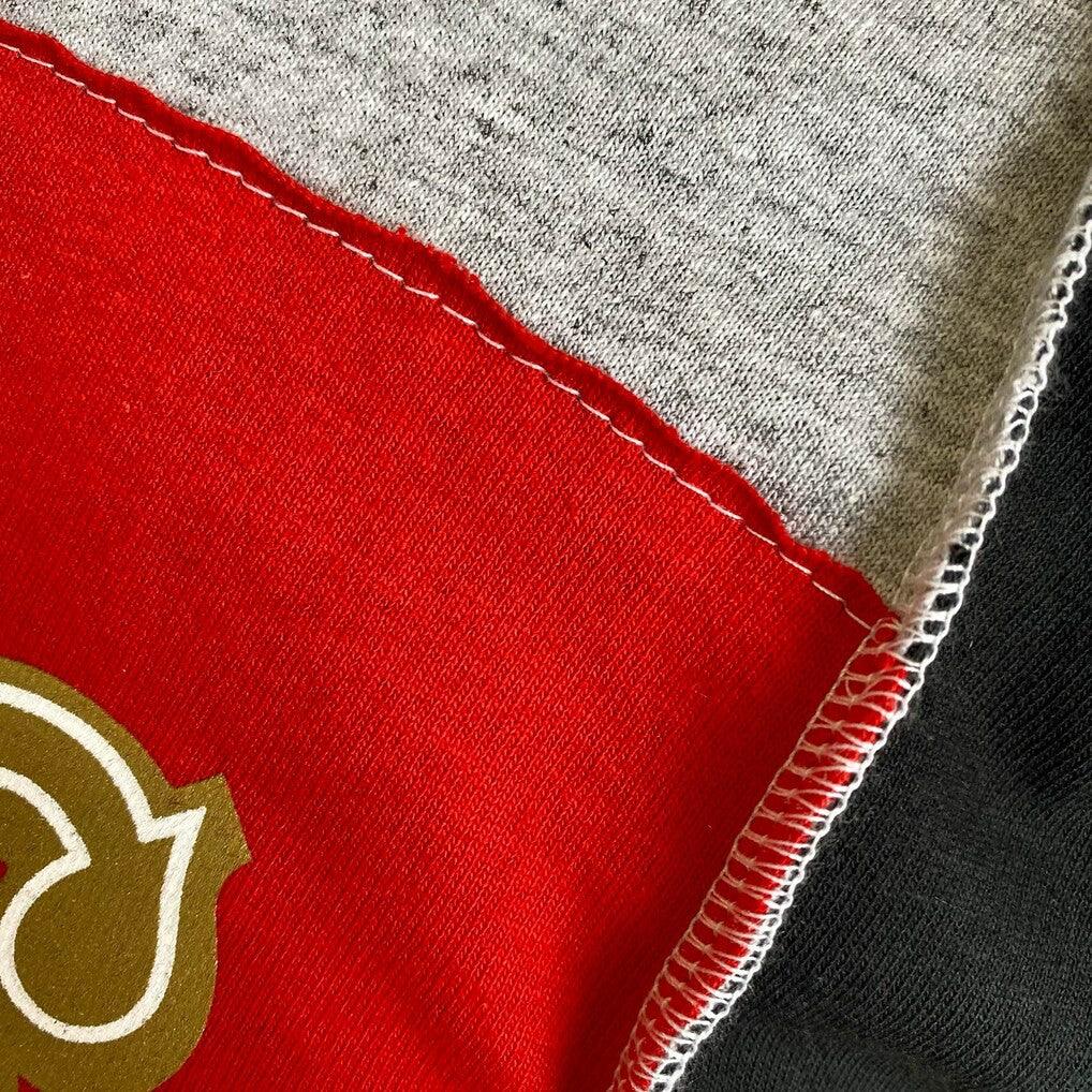 San Francisco 49ers Refried Apparel Sustainable Split T-Shirt - Heather Gray T-shirts