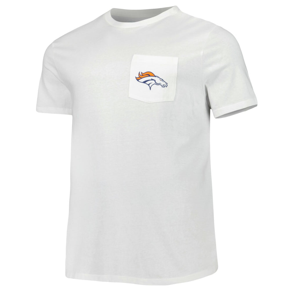 Denver Broncos Vineyard Vines Big & Tall Helmet T-Shirt - White T-shirts