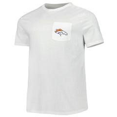Denver Broncos Vineyard Vines Big & Tall Helmet T-Shirt - White T-shirts