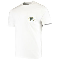 Green Bay Packers Vineyard Vines Big & Tall Helmet T-Shirt - White T-shirts