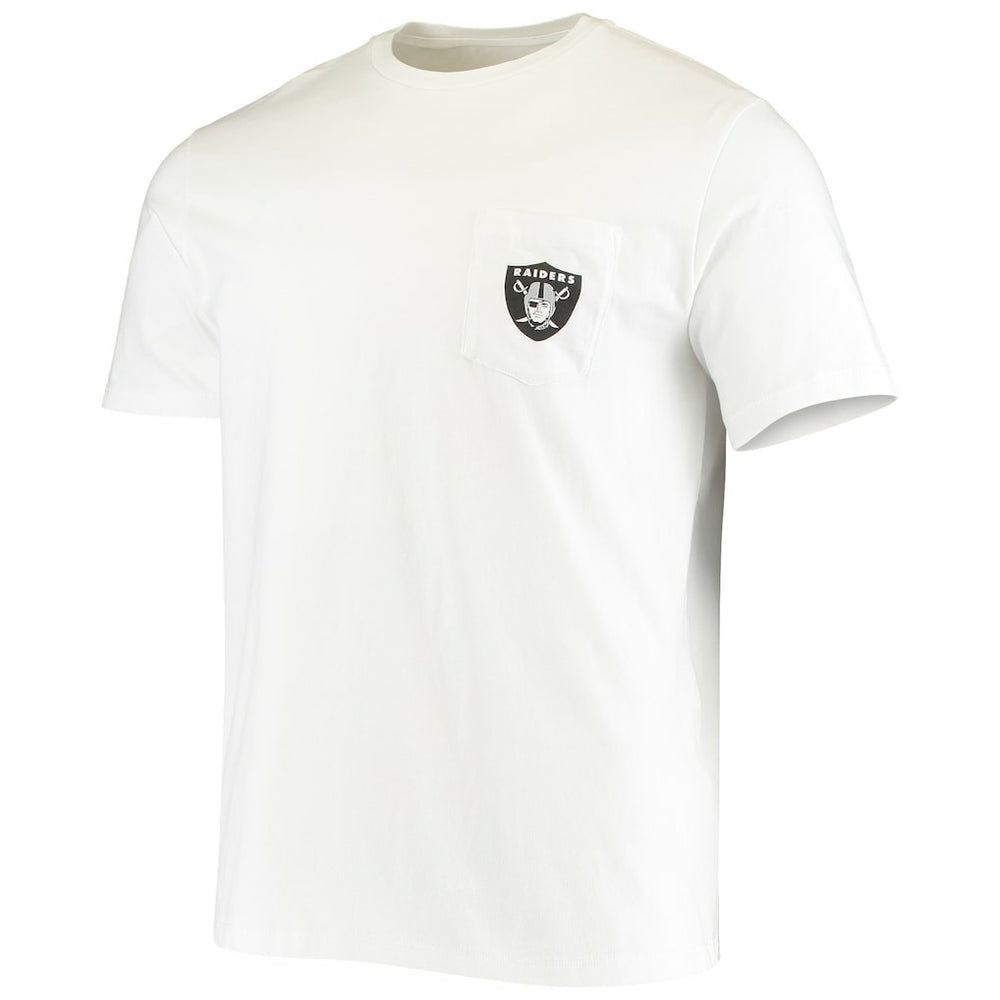Las Vegas Raiders Vineyard Vines Big & Tall Helmet T-Shirt - White T-shirts