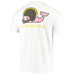 Pittsburgh Steelers Vineyard Vines Big & Tall Helmet T-Shirt - White T-shirts