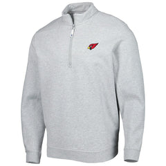 Arizona Cardinals Vineyard Vines Shep Shirt Quarter-Zip Sweatshirt - Heather Gray Sweatshirts