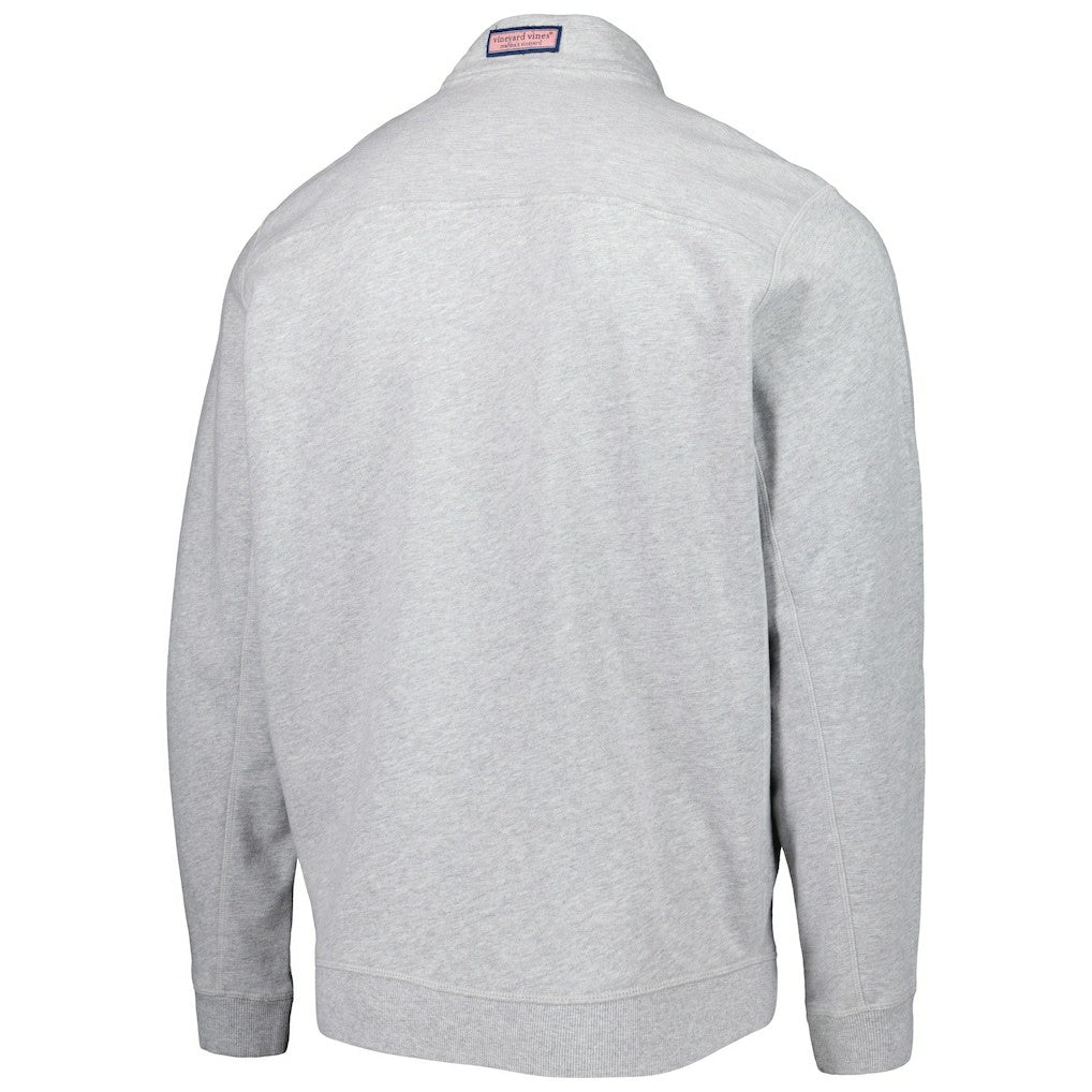 Arizona Cardinals Vineyard Vines Shep Shirt Quarter-Zip Sweatshirt - Heather Gray Sweatshirts