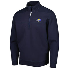 Los Angeles Rams Vineyard Vines Shep Shirt Quarter-Zip Sweatshirt - Navy Sweatshirts