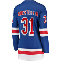 Igor Shesterkin New York Rangers Fanatics Women's Home Breakaway Jersey - Blue | US 4186573